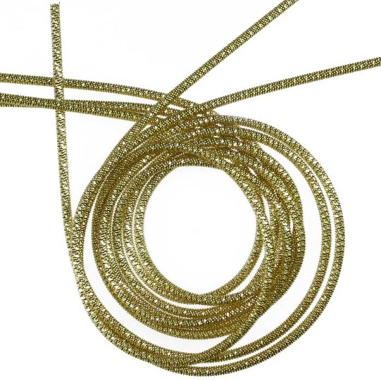 Authentic German Bouillion Crinkle Wire ~ 2 mm Gold