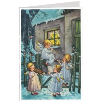 Angel's Christmas Carols Advent Calendar Card ~ Germany