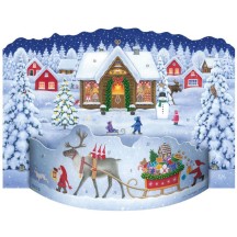 Tomte Christmas Bakery 3D Standing Advent Calendar