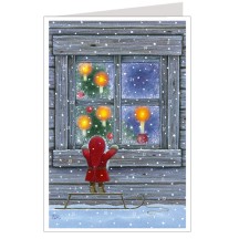Curious Tomte Christmas Advent Calendar Card ~ Germany
