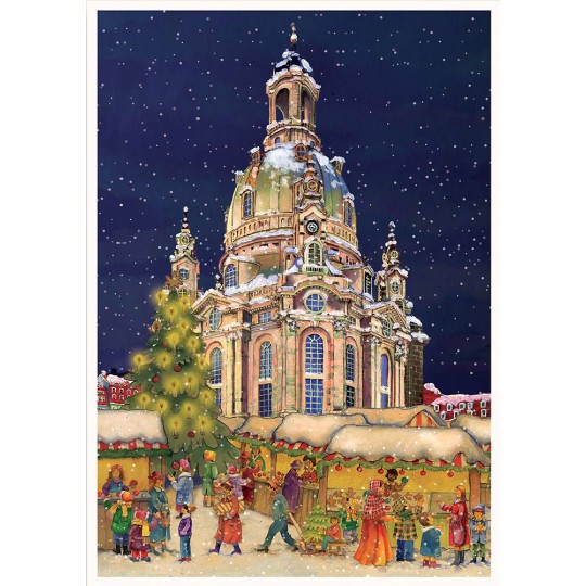 Christmas in Dresden Advent Calendar ~ 16-1/2" x 11-1/2"