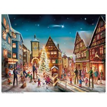 Christmas in Rothenberg Advent Calendar ~ 16-1/2" x 11-1/2"