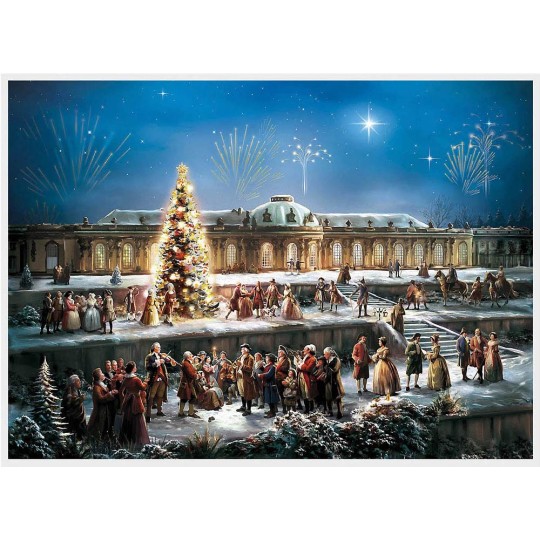 Christmas in Sanssouci Advent Calendar ~ 16-1/2" x 11-1/2"