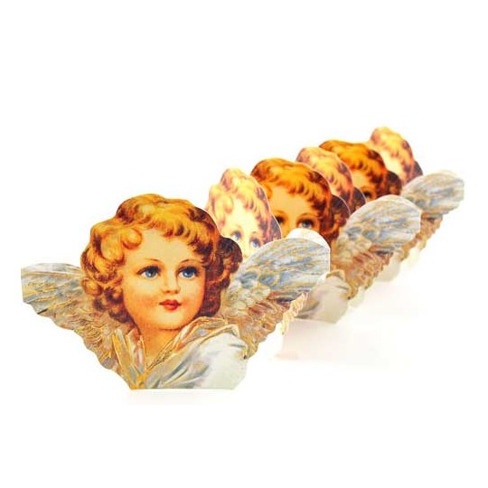 Beautiful Angel Folding Paper Frieze from Sweden ~ 3" tall