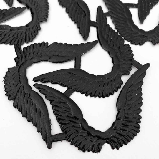 Celestial Black Dresden Angel Wings ~ 10