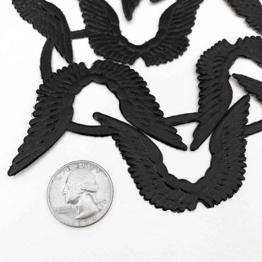 Celestial Black Dresden Angel Wings ~ 10