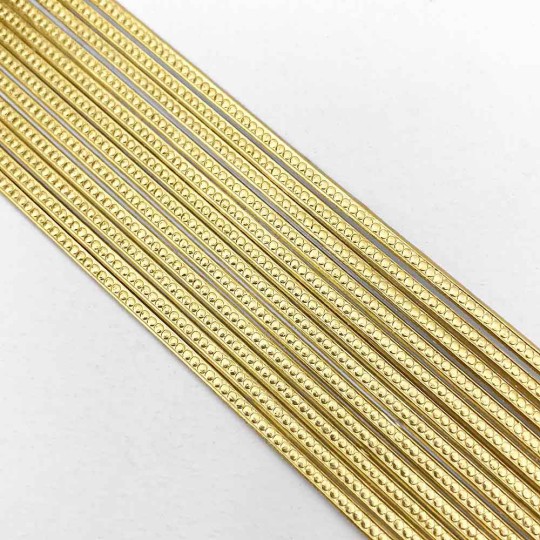 Super Petite Gold Raised Dot Dresden Trim ~ 1/8" wide