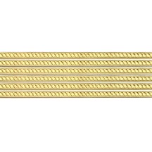 Super Petite Gold Raised Dot Dresden Trim ~ 1/8" wide