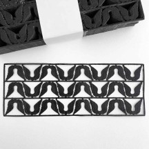 Black Dresden Foil Paper Wings ~ 24