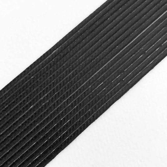 Super Petite Black Rope Twist Dresden Trim ~ 1/16" wide