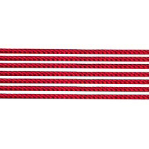 Super Petite Red Rope Twist Dresden Trim ~ 1/16" wide