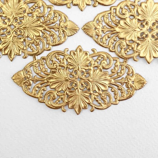 Antique Gold Dresden Foil Flourishes ~ 4