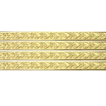 Gold Leaf and Berry Dresden Foil Trim ~ 3/16"