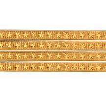 Antique Gold Star Dresden Foil Trim ~ 3/16"