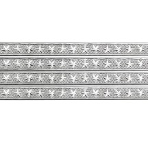 Silver Star Dresden Foil Trim ~ 3/16"