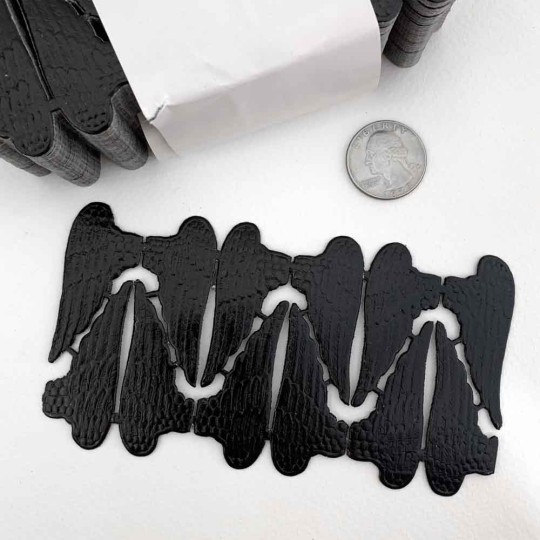 Black Dresden Paper Half Wings ~ 12