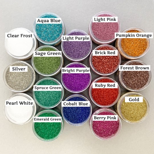 Pure Silver German Glass Glitter by Paint Couture 4oz