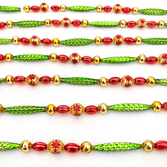 Glass Bead Christmas Garland DIY Craft Kit ~ Retro Christmas