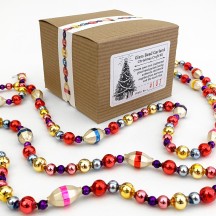 Glass Bead Christmas Garland DIY Craft Kit ~ Retro Barrels