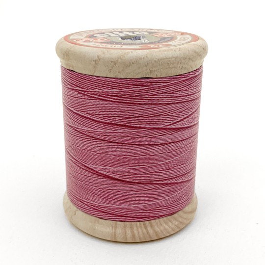 Pink Thread Spool Gift or Storage Tin~ 3-1/8" tall