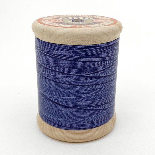 Blue Thread Spool Gift or Storage Tin~ 3-1/8" tall