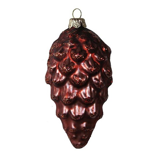 Matte Brown Pine Cone with Open Scales ~ Czech Republic ~ 3-1/2" long