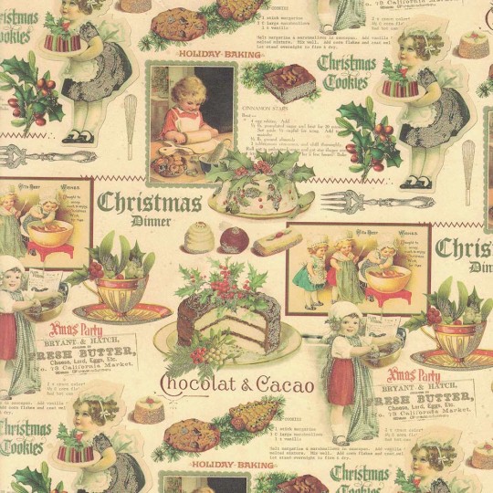 Italian Florentine Origami Paper - VINTAGE CHRISTMAS